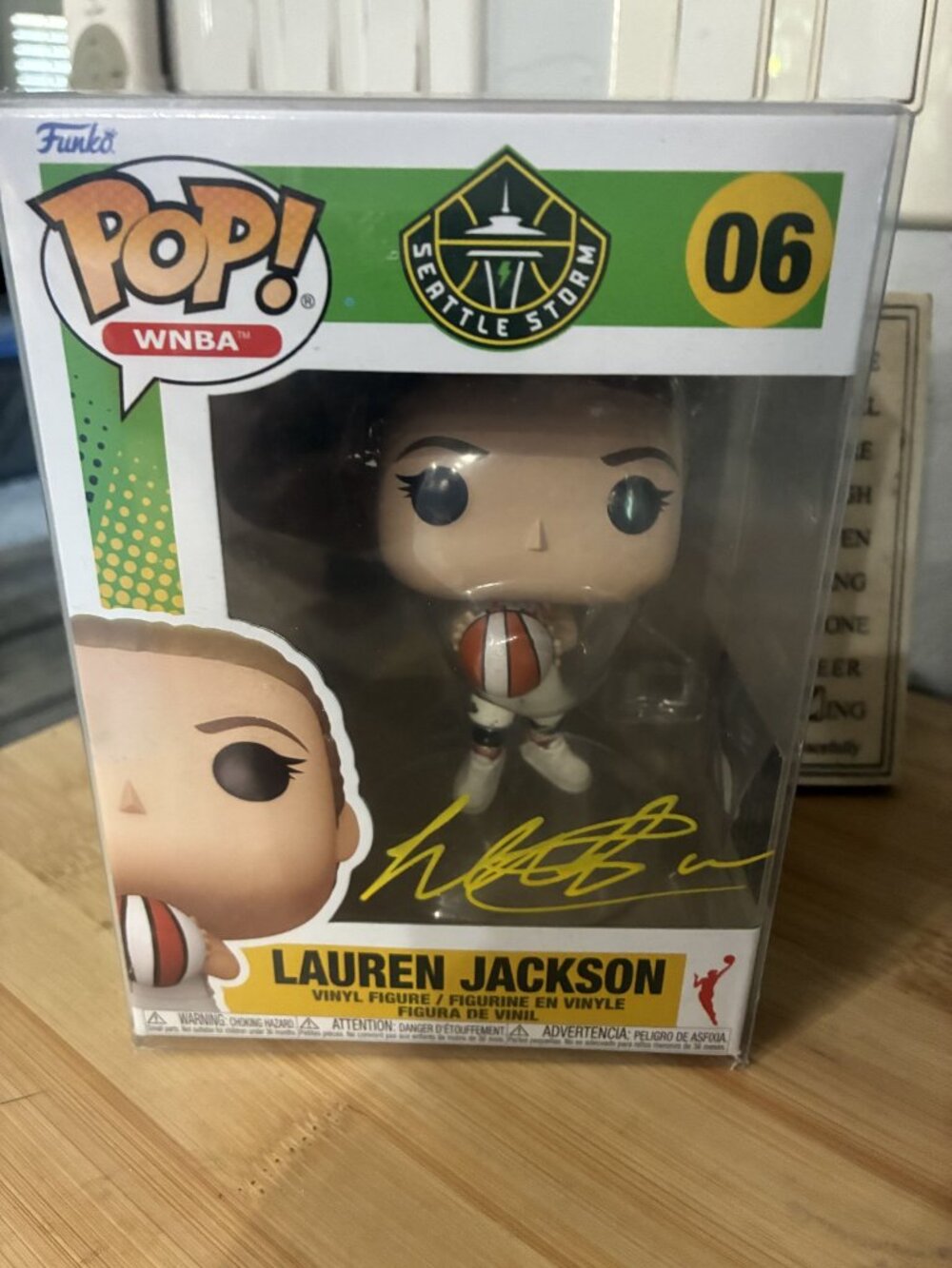 Funko Pop WNBA Lauren Jackson Seattle Storm #06 Vinyl Figure In Box